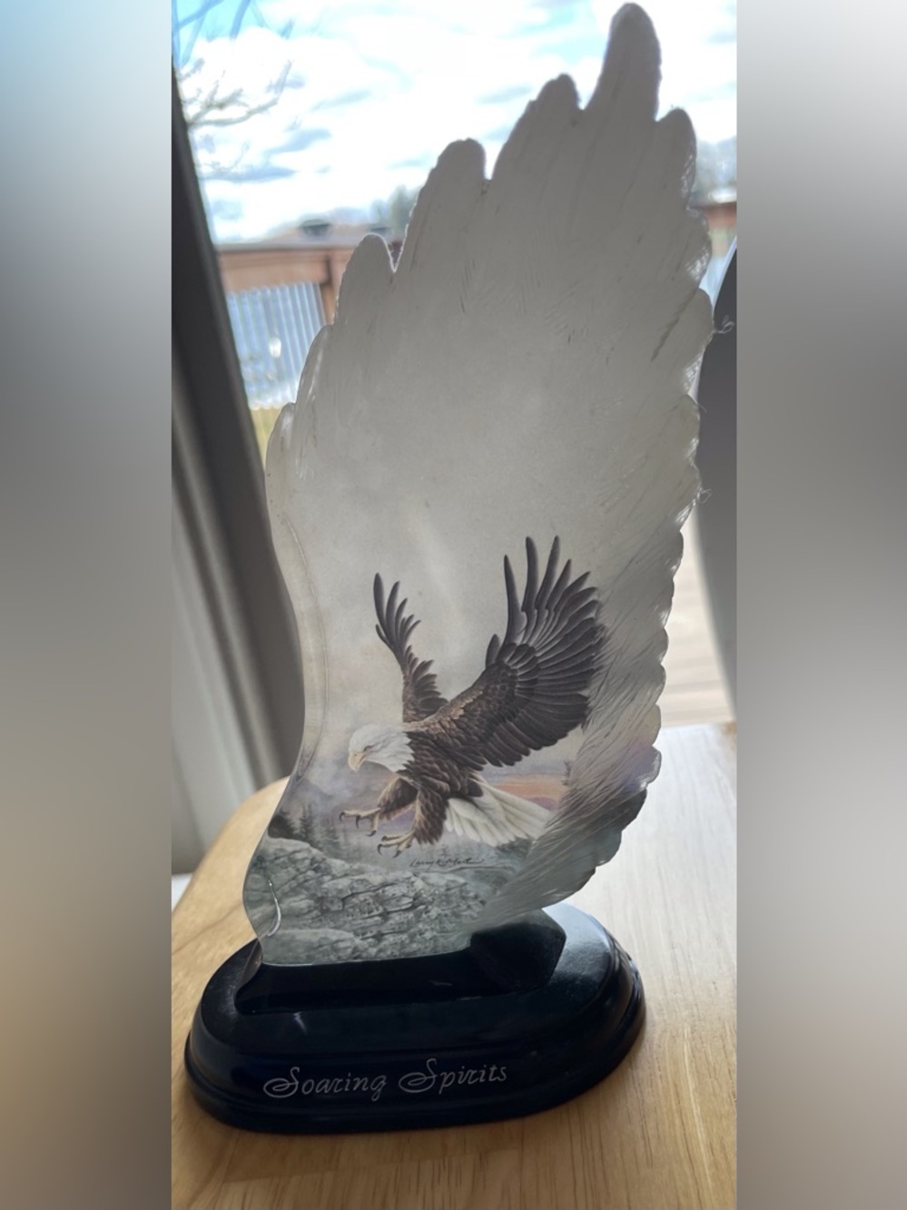 2001 The Bradford Exchange Soaring Spirits Eagle Limited Edition # B6965